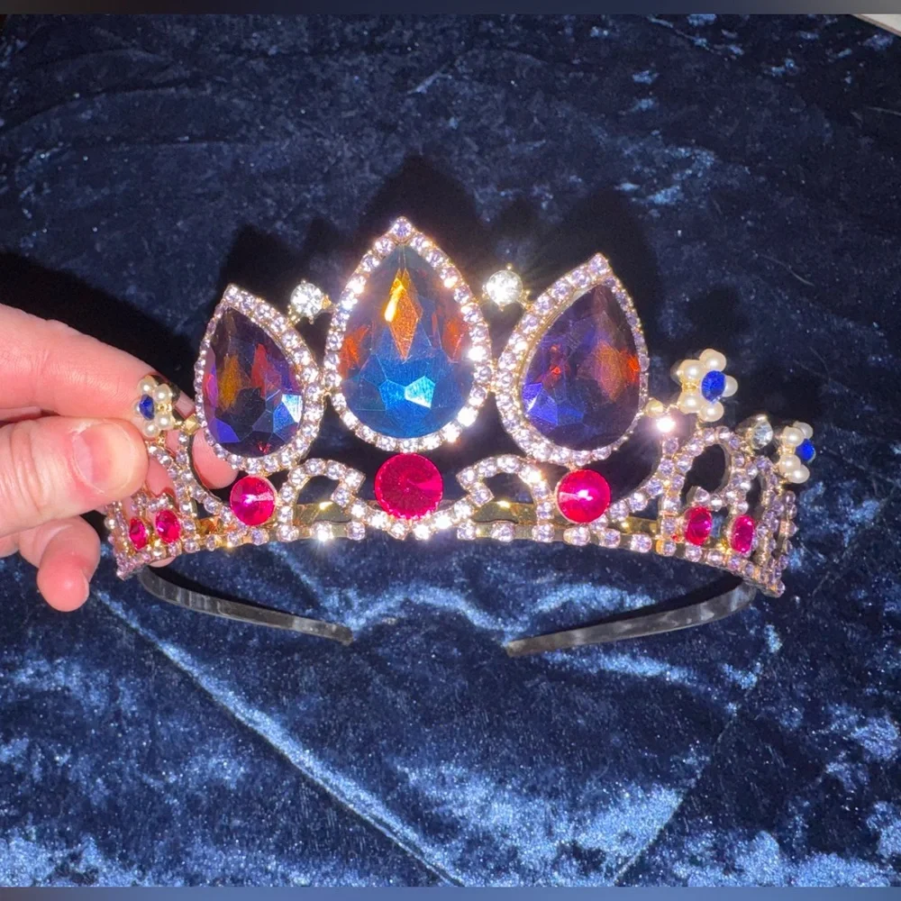 🌟3/$20 Eligible! Gold, Purple, and Pink Child’s Tiara
